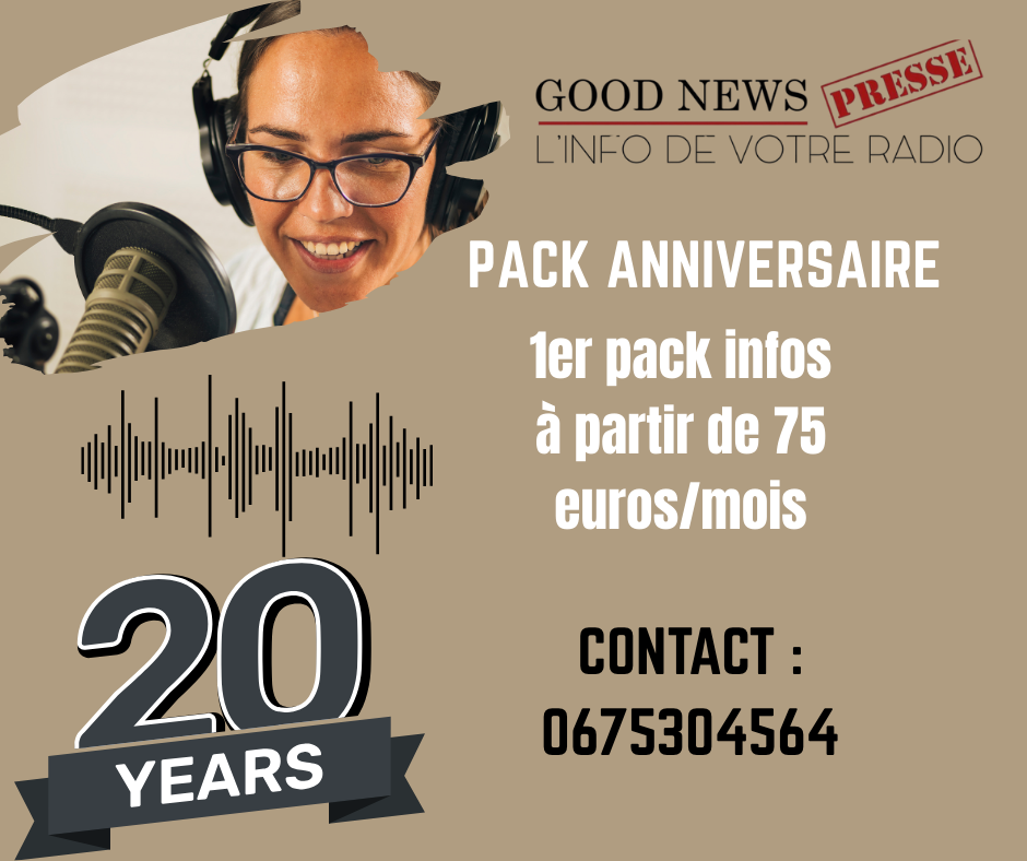 Promo 20 ans Good News Presse